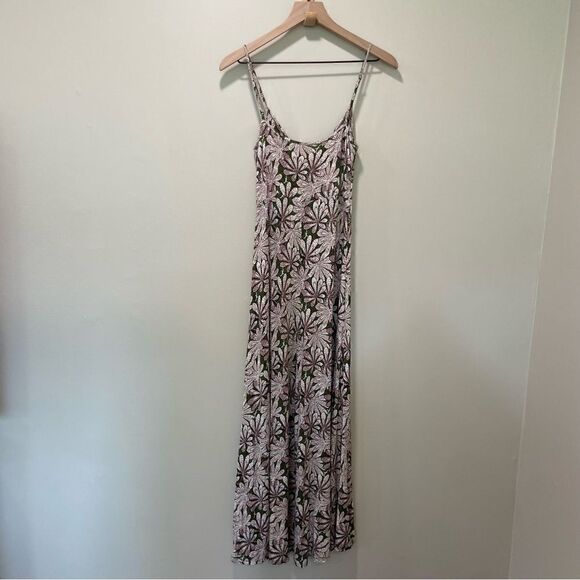 Anthropologie Green Jessie Floral Wide Leg Jumpsuit sz S - Picture 8 of 12